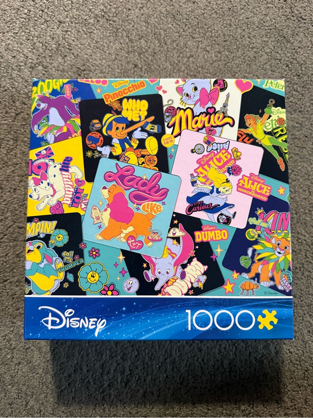 Ceaco Disney Colorful Classic Characters Puzzle Jigsaw Puzzle 1000 pieces